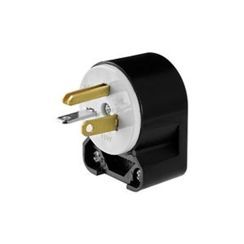 Main product image of Arrow Hart Ultra Grip Straight Blade Angled Plug, #16-12 Awg 20A 125V, 5-20P, 2-Pole 3-Wire, 5366AN