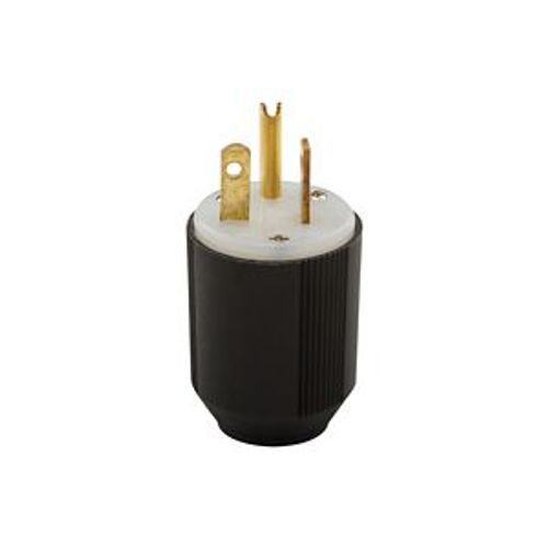 Main product image of Arrow Hart Auto Grip Straight Blade Plug, #16-12 Awg 20A, 125V, 5-20P, 2-Pole 3-Wire, 5366N