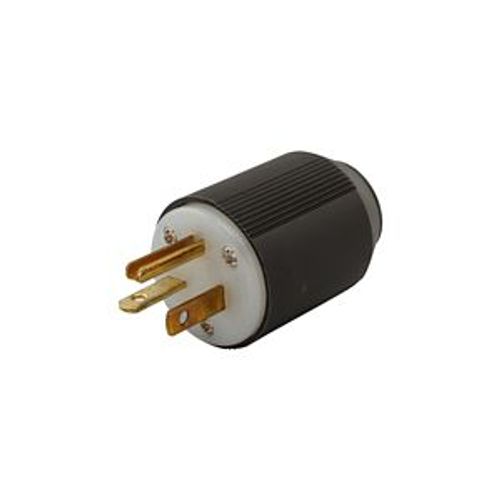 Main product image of Arrow Hart Auto Grip Straight Blade Plug, #16-12 Awg 20A, 125V, 5-20P, 2-Pole 3-Wire, 5366N