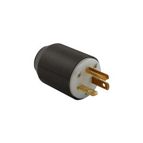 Main product image of Arrow Hart Auto Grip Straight Blade Plug, #16-12 Awg 20A, 125V, 5-20P, 2-Pole 3-Wire, 5366N