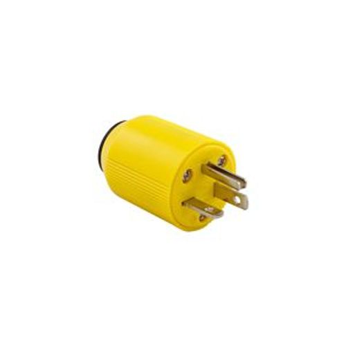 Main product image of Arrow Hart Corrosion Resistant Straight Blade Plug, #16-12 Awg 20A 125V, 5-20P, 2-Pole 3-Wire, 5366NCR