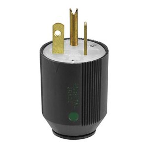 Main product image of Arrow Hart Auto Grip Straight Blade Plug, #16-12 Awg 20A 125V, 5-20P, 2-Pole 3-Wire, 0.33-0.66", 5366NHG