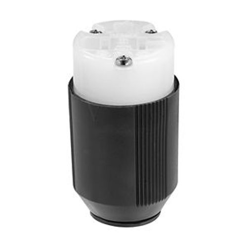 Main product image of Arrow Hart Auto Grip Straight Blade Connector, #16-12 Awg 20A, 125V, 5-20R, 2-Pole 3-Wire, Screw, 5369N