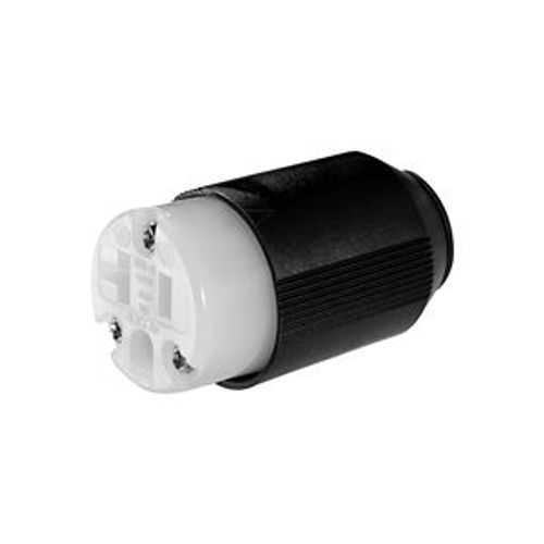 Main product image of Arrow Hart Auto Grip Straight Blade Connector, #16-12 Awg 20A, 125V, 5-20R, 2-Pole 3-Wire, Screw, 5369N