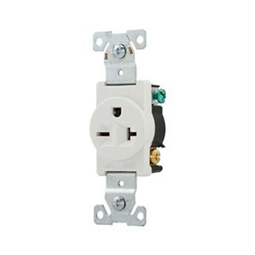 Main product image of Arrow Hart Industrial Single Receptacle, #14-10 Awg 20A, 250V, 6-20R, 5461W