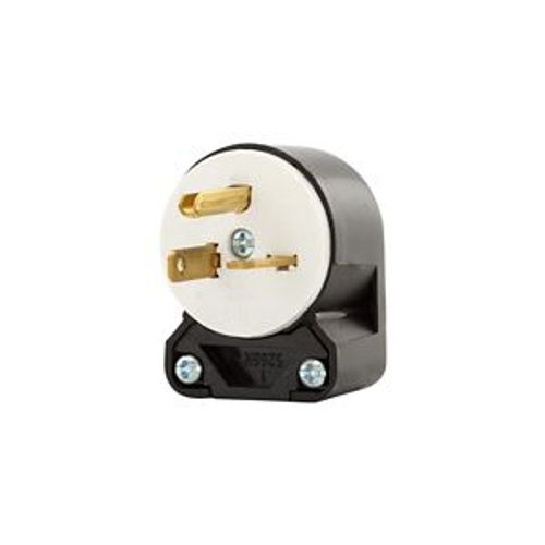 Main product image of Arrow Hart Ultra Grip Straight Blade Angled Plug, #16-12 Awg 20A, 250V, 6-20P, 2-Pole 3-Wire, 5466AN