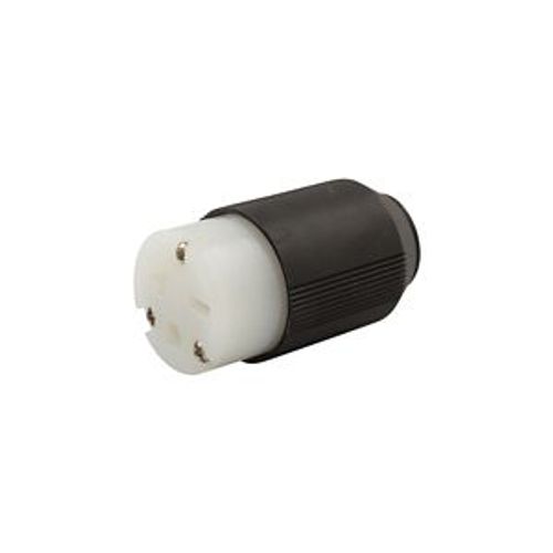 Main product image of Arrow Hart Auto Grip Straight Blade Connector, #18-12 Awg 20A, 250V, 6-20R, 2-Pole 3-Wire, 5469N