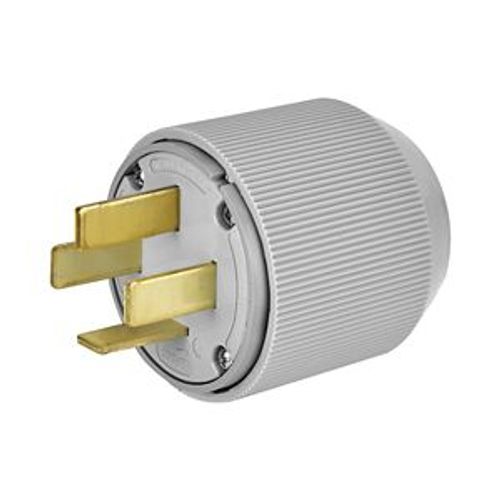 Main product image of Arrow Hart Auto Grip Plug, #12-4 Awg 60A, 120/208V, Gray, 18-60P, 4-Pole, 4-Wire, 5517N