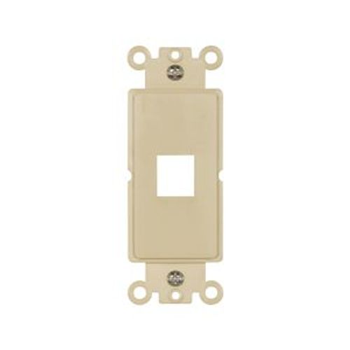 Main product image of Modular Mounting Strap, 1-Port, Ivory, Flush Mount Modular, 110 Style, 5521-5EV