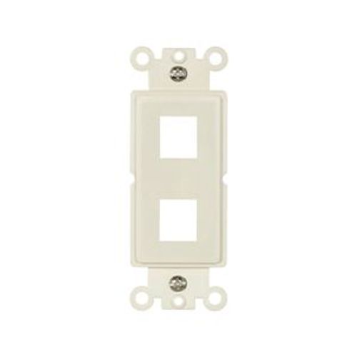 Main product image of Modular Mounting Strap, 2-Port, Light Almond, Mounting Strap Insert Elastomer (Tpe), 110 Style, 5522-5ELA