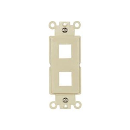 Main product image of Modular Mounting Strap, 2-Port, Residential Communications, Ivory, Flush Mount, 110 Style, 5522-5EV