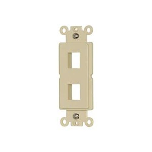 Main product image of Modular Mounting Strap, 2-Port, Residential Communications, Ivory, Flush Mount, 110 Style, 5522-5EV