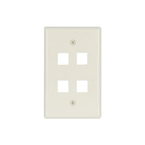 Main product image of Modular Wallplate, 4 Port Modular, Midsize, La, 5540LA-MSP