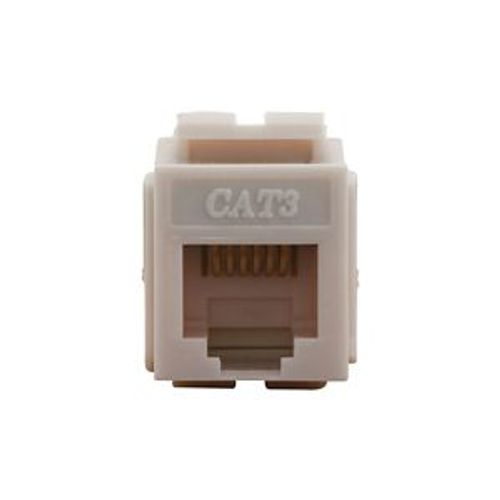 Main product image of Modular Data Jack, White, 6-Position, 6-Conductor, Usdoc, Category 3 Rj11, 5547-3EW