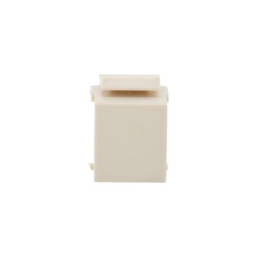 Main product image of Modular Jacks & Adapters, Blank Insert, Residential Data & Connectivity, Snap-In, Light Almond, 5550-5ELA