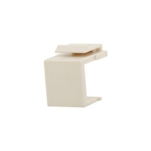 Main product image of Modular Jacks & Adapters, Blank Insert, Residential Data & Connectivity, Snap-In, Light Almond, 5550-5ELA