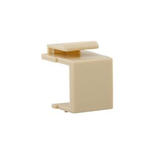 Main product image of Modular Jacks & Adapters, Blank Insert, Residential Data & Connectivity, Snap-In, Ivory, 5550-5EV