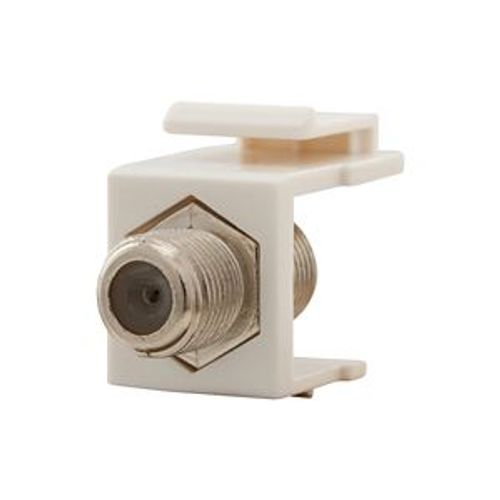 Main product image of Modular Jacks & Adapters, Coax Type F Insert Adapter, Video, Snap-In, Rg-6, 5552-5EW
