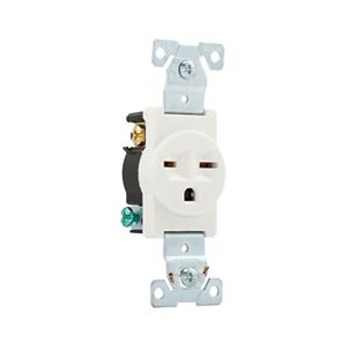 Main product image of Arrow Hart Industrial Single Receptacle, #14-10 Awg 15A, 250V, 6-15R, 5661W