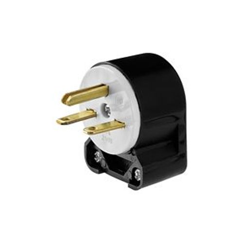 Main product image of Straight Blade Angled Plug, #18-12 Awg 15A, 250V w/ Thermoplastic Housing, 6-15P, 2-Pole 3-Wire, 5666AN