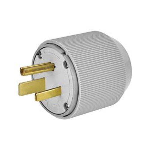 Main product image of Arrow Hart Extra Heavy-DutyAuto Grip Plug, #12-4Awg 50A, 125V, Gray, 5-50P, 2-Pole 3-Wire, 5712N