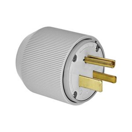 Main product image of Arrow Hart Extra Heavy-DutyAuto Grip Plug, #12-4Awg 50A, 125V, Gray, 5-50P, 2-Pole 3-Wire, 5712N