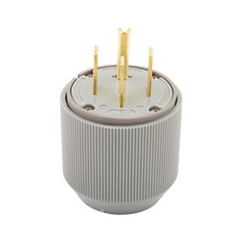 Main product image of Arrow HartAuto Grip Plug, #12-4Awg 50A, Range & Dryer, 125/250V, Gray, 14-50P, 3-Pole, 4-Wire, 5745N