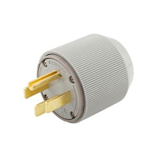 Main product image of Arrow HartAuto Grip Plug, #12-4Awg 50A, Range & Dryer, 125/250V, Gray, 14-50P, 3-Pole, 4-Wire, 5745N