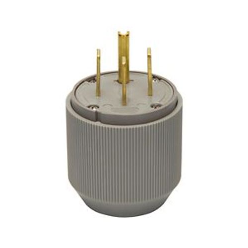 Main product image of Arrow HartAuto Grip Plug, #12-4Awg 50A, Range & Dryer, 125/250V, Gray, 14-50P, 3-Pole, 4-Wire, 5745N