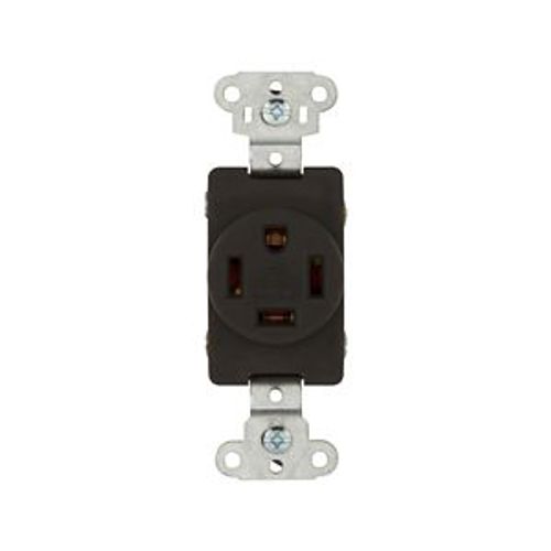 Main product image of Receptacle, #12 -4 Awg, 20A, Flush, 125/250V, Back, Black, Nema 14-20R, 3-Pole, 4-Wire, 5759