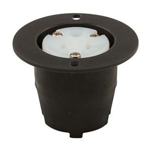 Main product image of Arrow Hart Straight Blade Flanged Outlet, #14 Awg 20A, 125V, 5-20R, 2-Pole 3-Wire, Clamp, 5779C