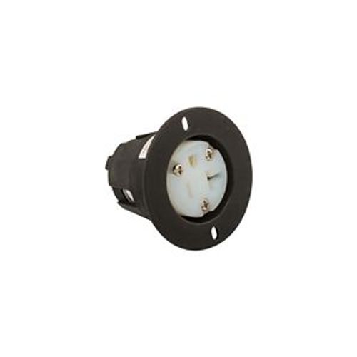 Main product image of Arrow Hart Straight Blade Flanged Outlet, #14 Awg 20A, 125V, 5-20R, 2-Pole 3-Wire, Clamp, 5779C