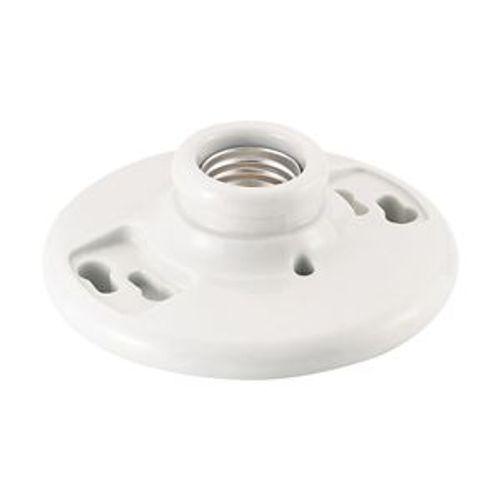Main product image of Lampholder, 3.25" Box Mounting, Keyless Switch, Pull Chain, #14-10 Awg, Porcelain, 250V, 660W, 604-SP
