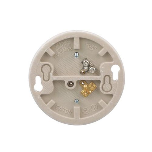 Main product image of Lampholder, 3.25" Box Mounting, Keyless Switch, Pull Chain, #14-10 Awg, Porcelain, 250V, 660W, 604-SP