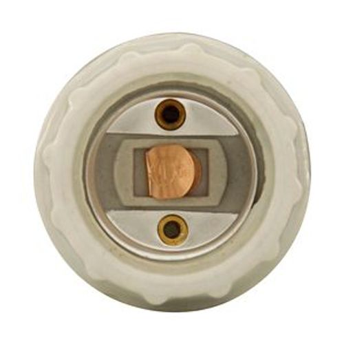 Main product image of Lampholder, Keyless Switch, Medium Base, 9 Inch Lead, White, Porcelain, 250V, 660W 239809, 609-BOX