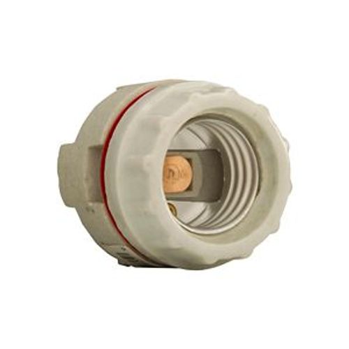 Main product image of Lampholder, Keyless Switch, Medium Base, 9 Inch Lead, White, Porcelain, 250V, 660W 239809, 609-BOX