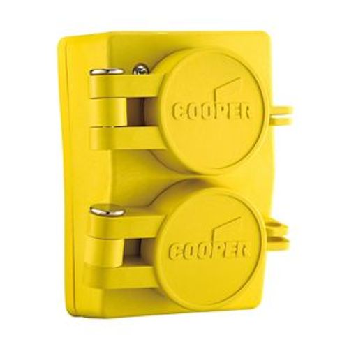 Main product image of Arrow Hart Watertight Straight Blade Duplex Receptacle, #18-10 Awg 20A, Panel 125V, 60W33DPLX
