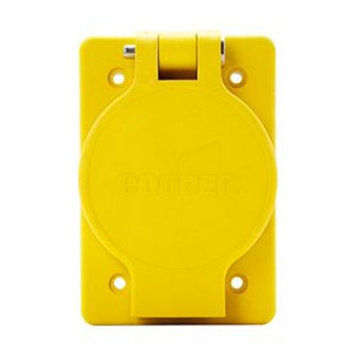 Main product image of Arrow Hart Watertight Straight Blade Single Receptacle, #18-10 Awg 15A, Panel, 250V, 60W49