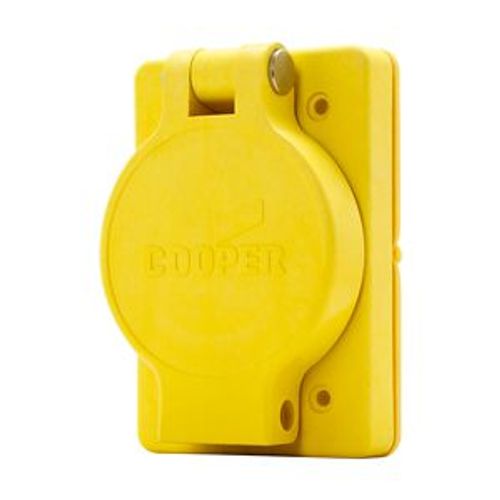 Main product image of Arrow Hart Watertight Straight Blade Single Receptacle, #18-10 Awg 15A, Panel, 250V, 60W49