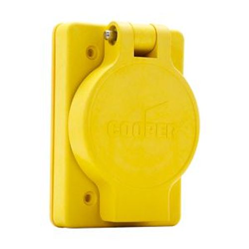 Main product image of Arrow Hart Watertight Straight Blade Single Receptacle, #18-10 Awg 15A, Panel, 250V, 60W49