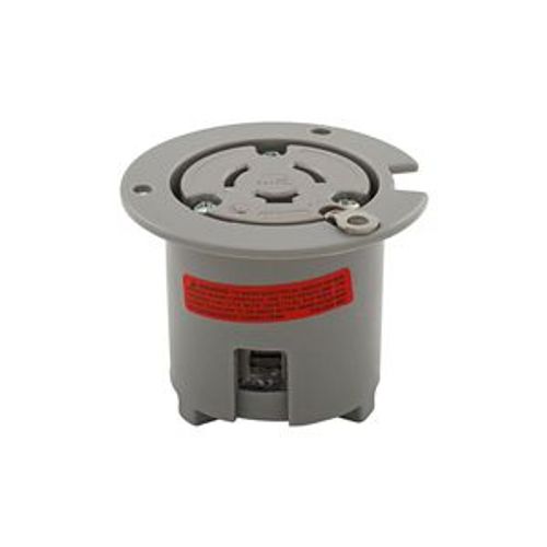 Main product image of Arrow Hart Locking Flanged Outlet, Industrial, Two-Pole, Three-Wire, 6206CL