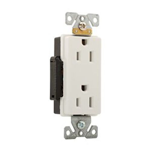Main product image of Arrow Hart Extra Heavy-Duty Industrial Duplex Receptacle, #14-10 Awg 15A 125V, White, Duplex, 6262W