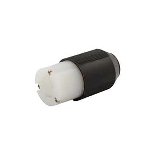 Main product image of Auto Grip Locking Connector, #16-12 Awg, 15A, 250V, Armored, L6-15, 2-Pole 3-Wire, 6566N