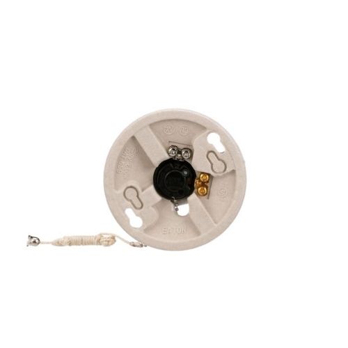 Main product image of Lampholder, 3.25" Box Mounting, Keyless Switch, Pull Chain, #14 -10 Awg, Porcelain, 250V, 660W, 659-SP