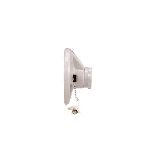 Main product image of Lampholder, 3.25" Box Mounting, Keyless Switch, 3W Outlet, Pull Chain, #14-10 Awg, Porcelain, 667-SP
