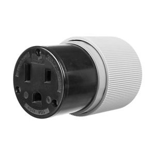 Main product image of Arrow Hart Extra Heavy-DutyAuto Grip Connector, #12-4Awg 50A 125V, 5-50R, 2-Pole 3-Wire, 6711N