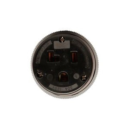 Main product image of Arrow Hart Extra Heavy-Duty Auto Grip Connector, #12-4 Awg 30A 125V, 5-30R, 2-Pole 3-Wire, 6716N