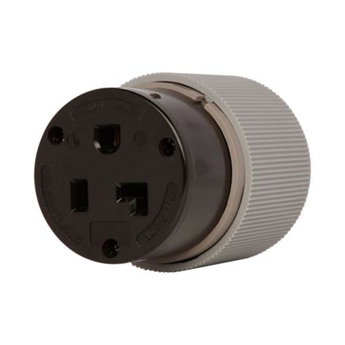 Main product image of Arrow Hart Extra Heavy-Duty Auto Grip Connector, #12-4 Awg 30A 125V, 5-30R, 2-Pole 3-Wire, 6716N