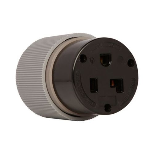 Main product image of Arrow Hart Extra Heavy-Duty Auto Grip Connector, #12-4 Awg 30A 125V, 5-30R, 2-Pole 3-Wire, 6716N