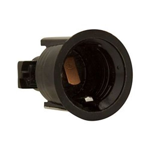 Main product image of Lampholder, No Hook Mounting, Weatherproof, Sign & Score Board, #14-12 Awg, Black 250V, 660W, 732-1-BU